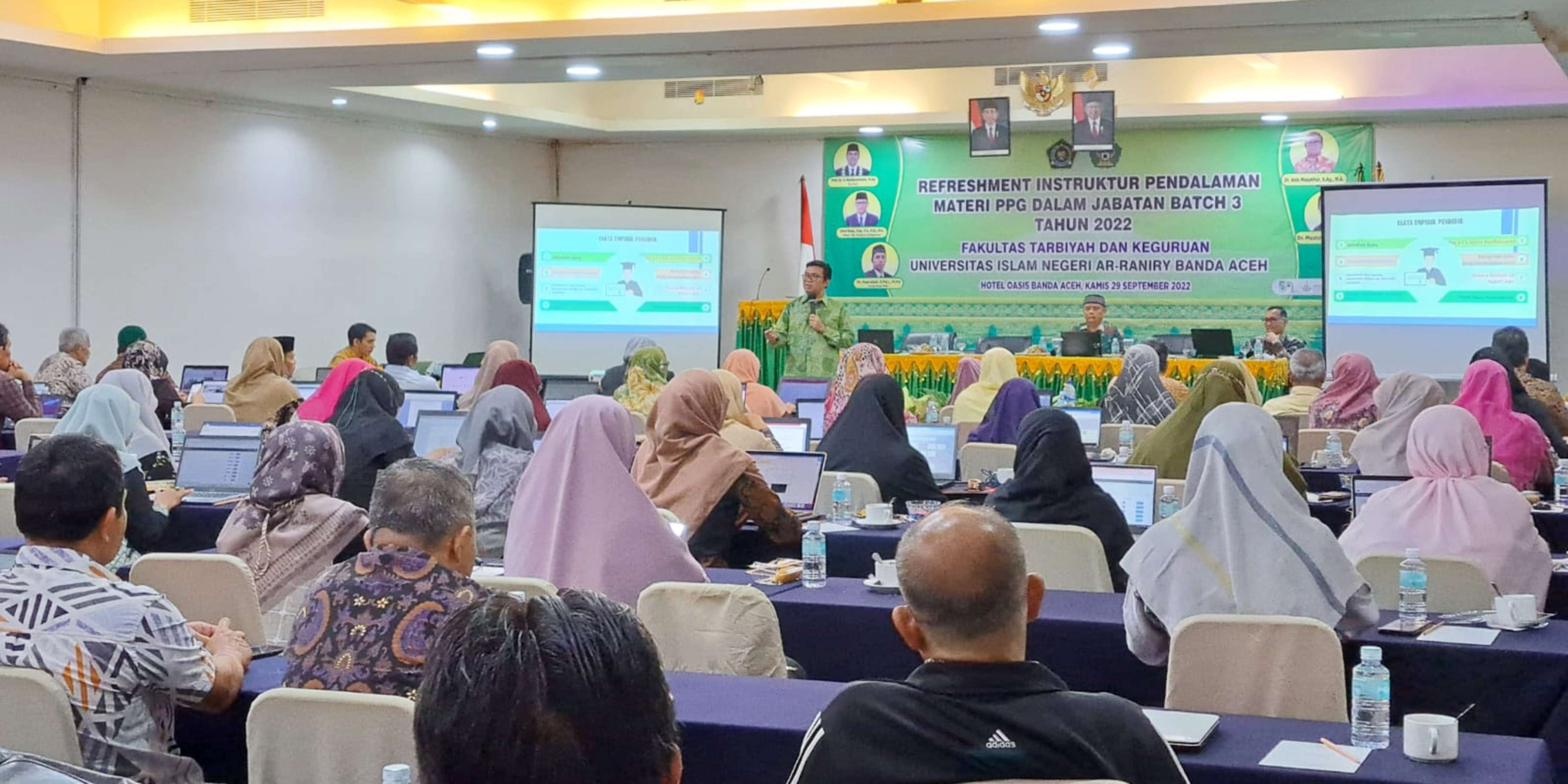 FTK UIN Ar-Raniry Lakukan Refreshment Instruktur Pendalaman materi PPG Dalam Jabatan Batch 3
